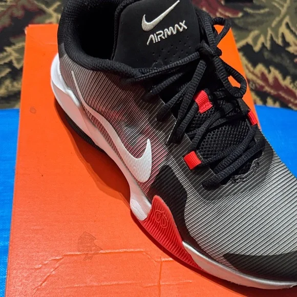 Nike air max impact Black and Red Training Sneakers - Picture 8 of 9